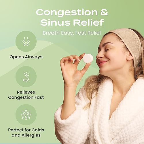 Vista 56 de Body Restore Shower Steamers - Paquete de 15 unidades de aromaterapia, rellenos de calcetines de Navidad para hombres, regalos de cumpleaños