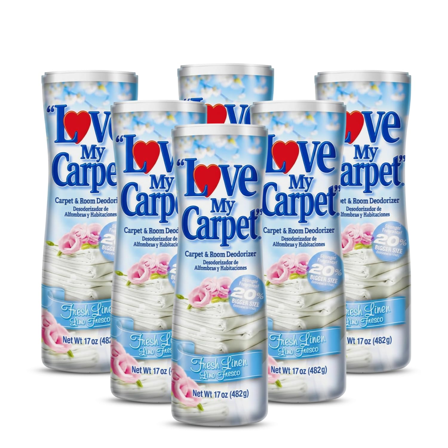 Love My Carpet Deodorizer Fresh Linen Powder