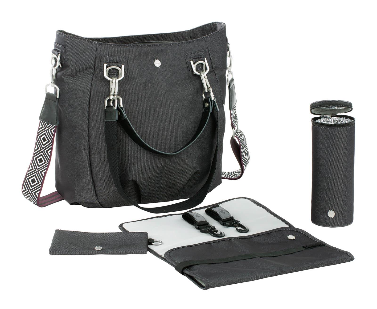Lässig Méli Mélo Green Label Sac en Denim Noir