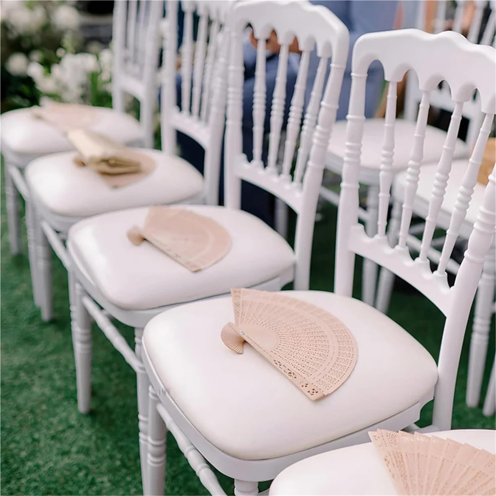 Fächer für Hochzeitsgäste, 50 Stück, personalisierte Holzfächer für Hochzeit, Party, Geschenke, Babyparty, Dekoration, Zubehör, zusammenklappbar, für Gäste