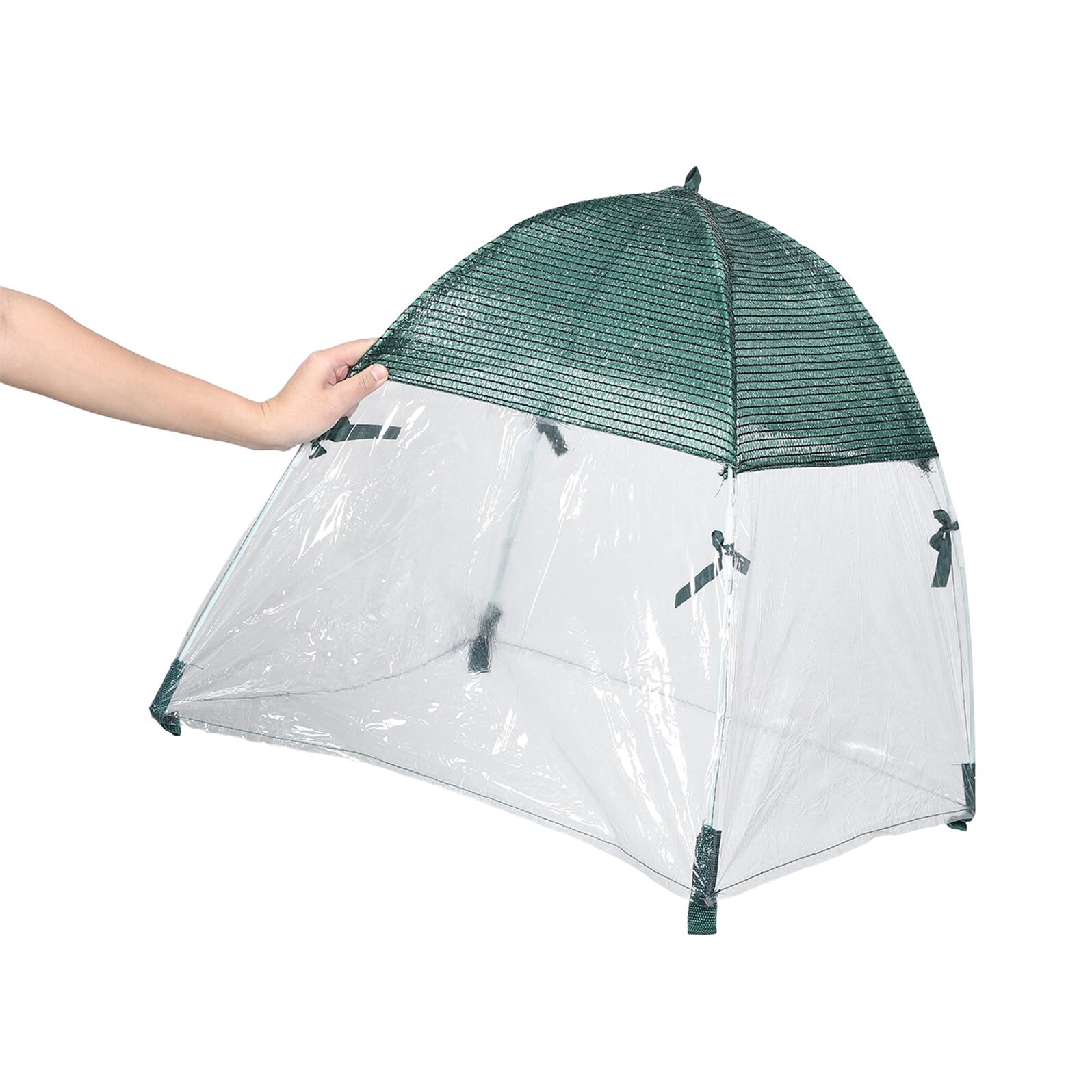 Abaodam Red de Jardín para Plantas Malla de PE Resistente, Cubierta Vegetal Transpirable Estacas para Suelo, Protección contra Heladas y Animales, Adecuado para Huertos y Jardines