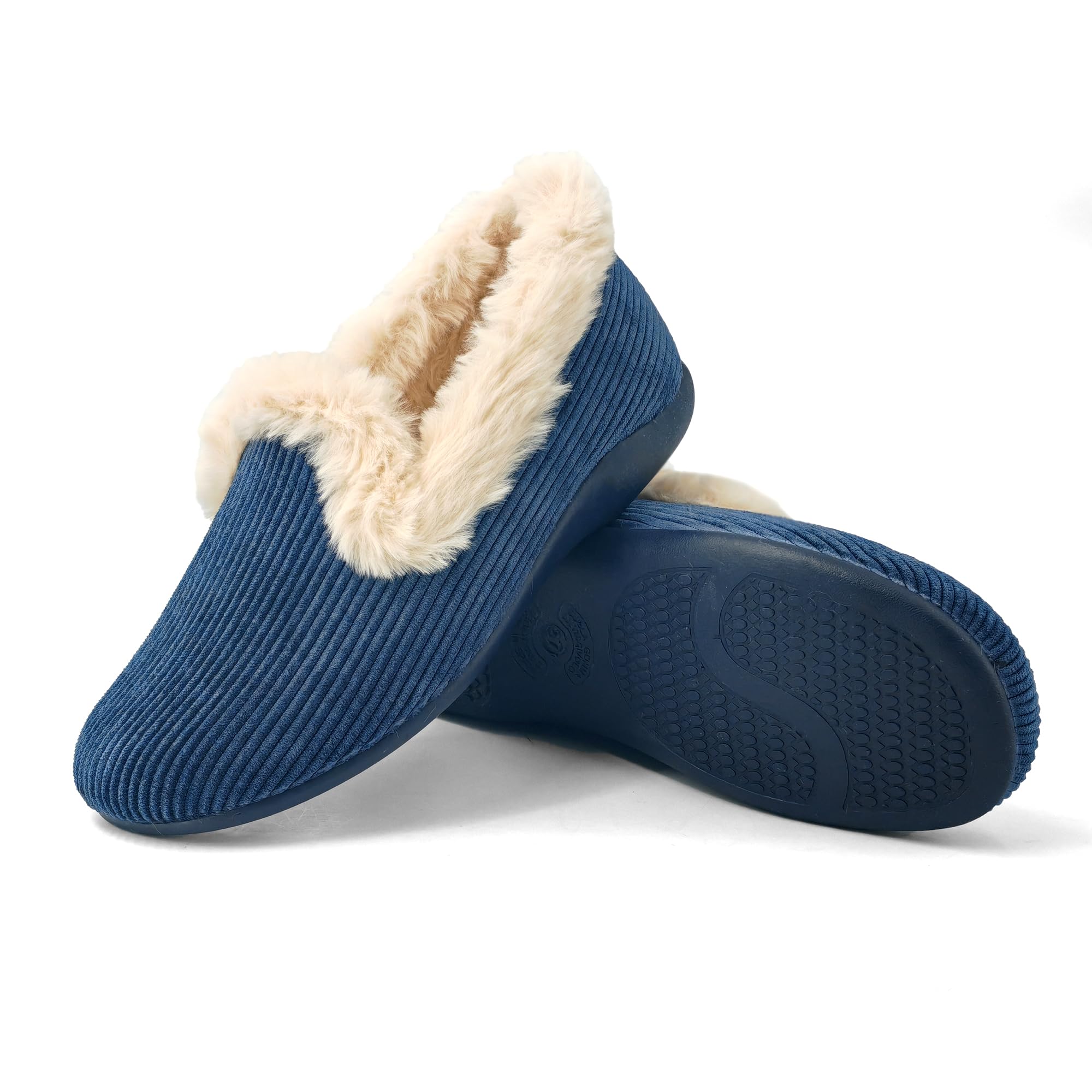 JOMIX Pantofole Donna Invernali Chiuse Ciabatte Ballerine Calde da Casa