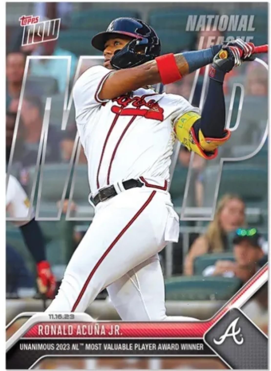 Amazon.com: 2023 Tops Now Ronald Acuna Jr. #OS-17 - Unanimous 2023
