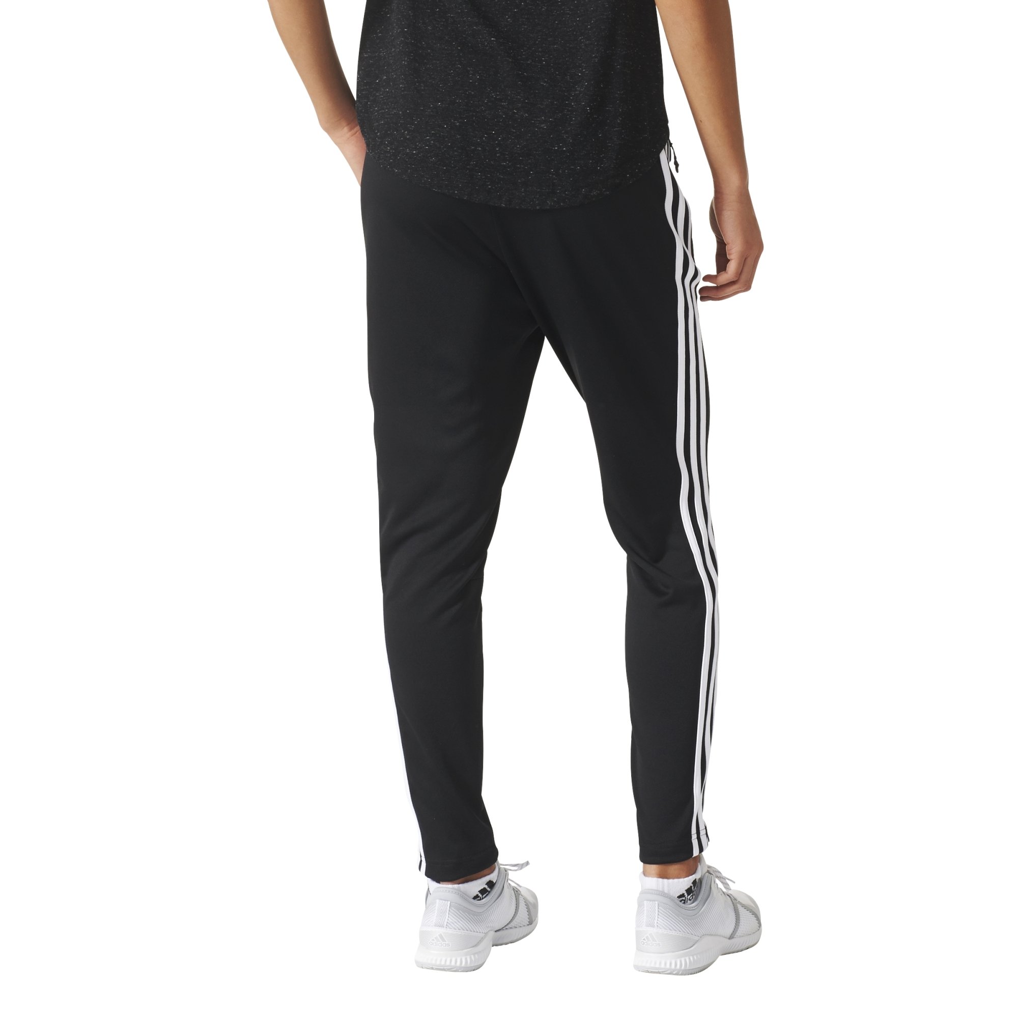 adidas Womens Athletics Sport ID Tiro Pant, Black/White, X-Large