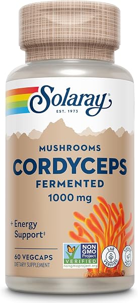 Solaray 発酵冬虫夏草カプセル 60カプセル