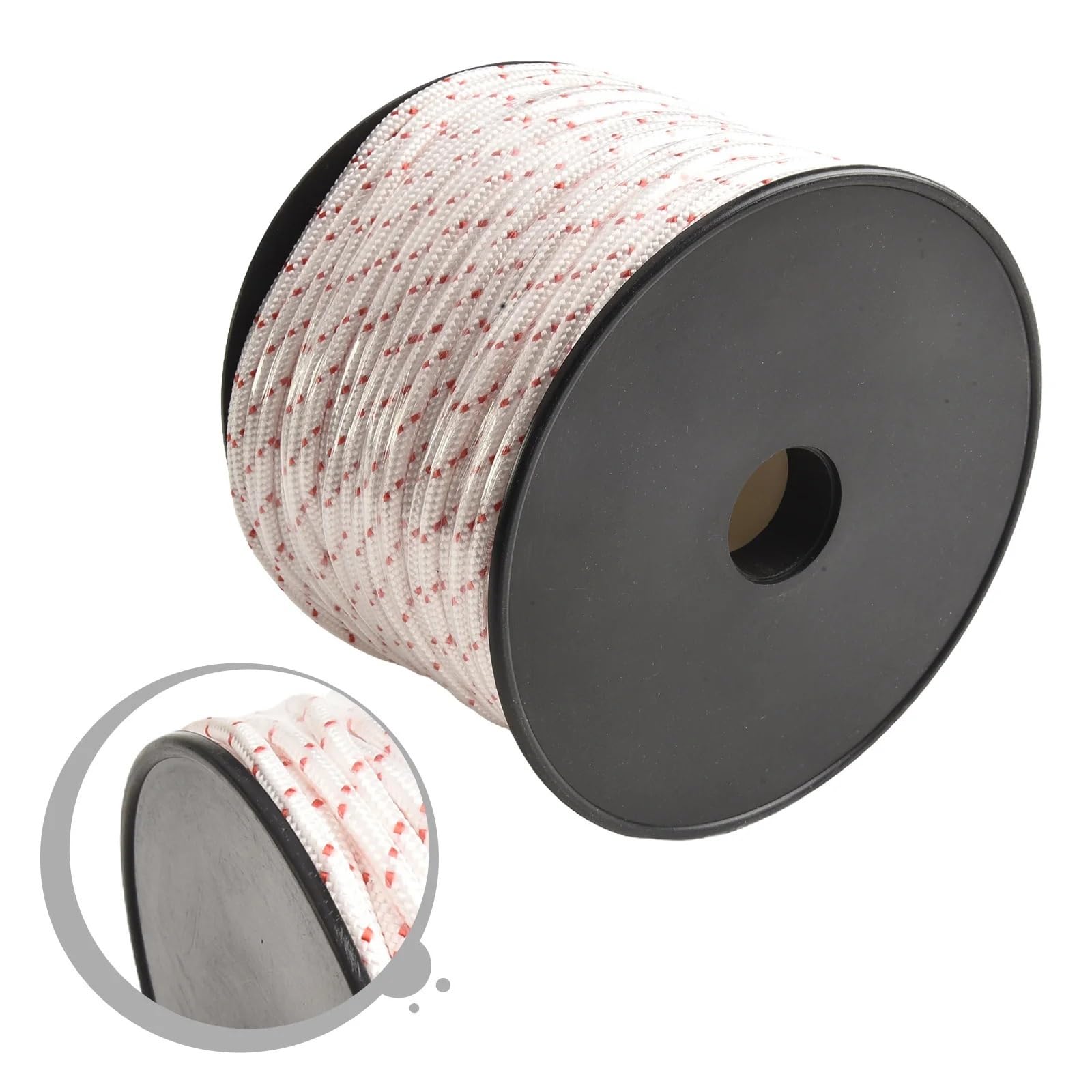 Cable de Tracción para Cortacésped Cuerda de Arranque de 3,5 mm y 4,0 mm, repuestos for sopladores de motosierras de 3,0 mm y 4,5 mm for cortacéspedes.(4.5mmx100m)