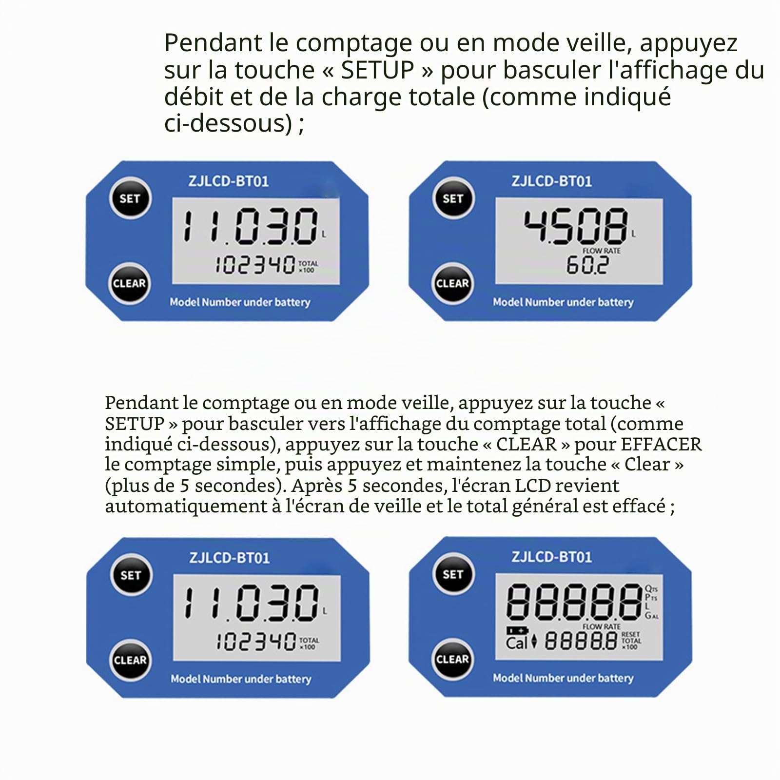 Débitmètre numérique pour l'irrigation et le liquide dans l'environnement aquatique agricole diverses concentrations de liquide débitmètre d'irrigation agricole