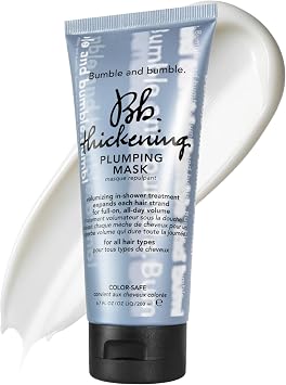 Bumble and bumble. Thickening Plumping Hair Mask | Color Safe | Hydrating, Volumizing, Smoothing + Strengthening | Curly, Wavy, Straight, 200 ml