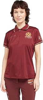 AUBRION Ladies Team Tech Polo Shirt Burgundy