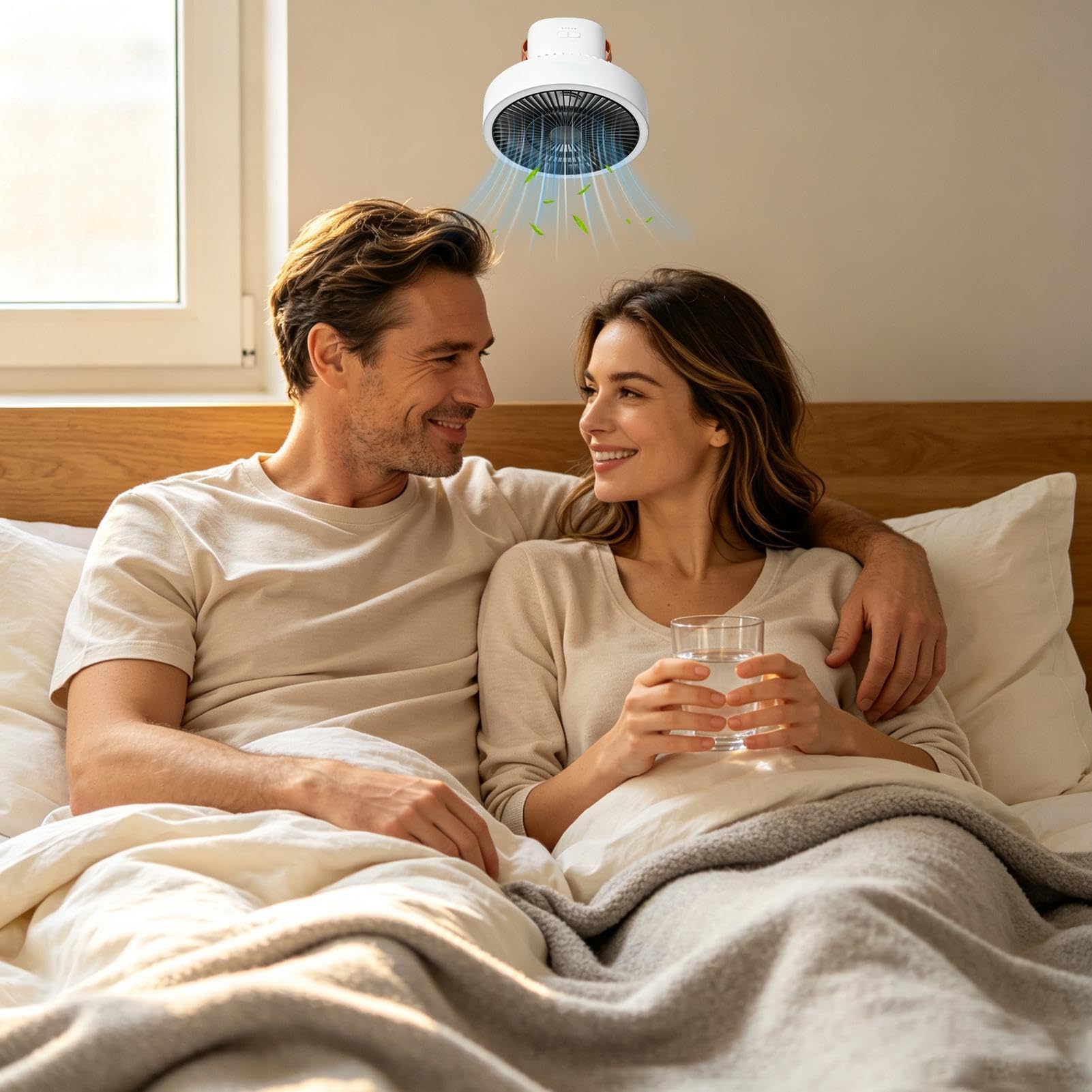 Ventilatore Da Scrivania Dispositivo Portatile Silenzioso Personale Con | Ventilatore Silenzioso Da Tavolo E Parete Per Ufficio, Soggiorno, Camera, Viaggio, Auto, Esterno, Sport