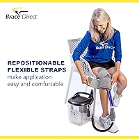 Vista 3 de Unidad renovada de terapia FrozenHeat para tratamiento de crioterapia caliente y fría con almohadillas de fijación reutilizables para espalda