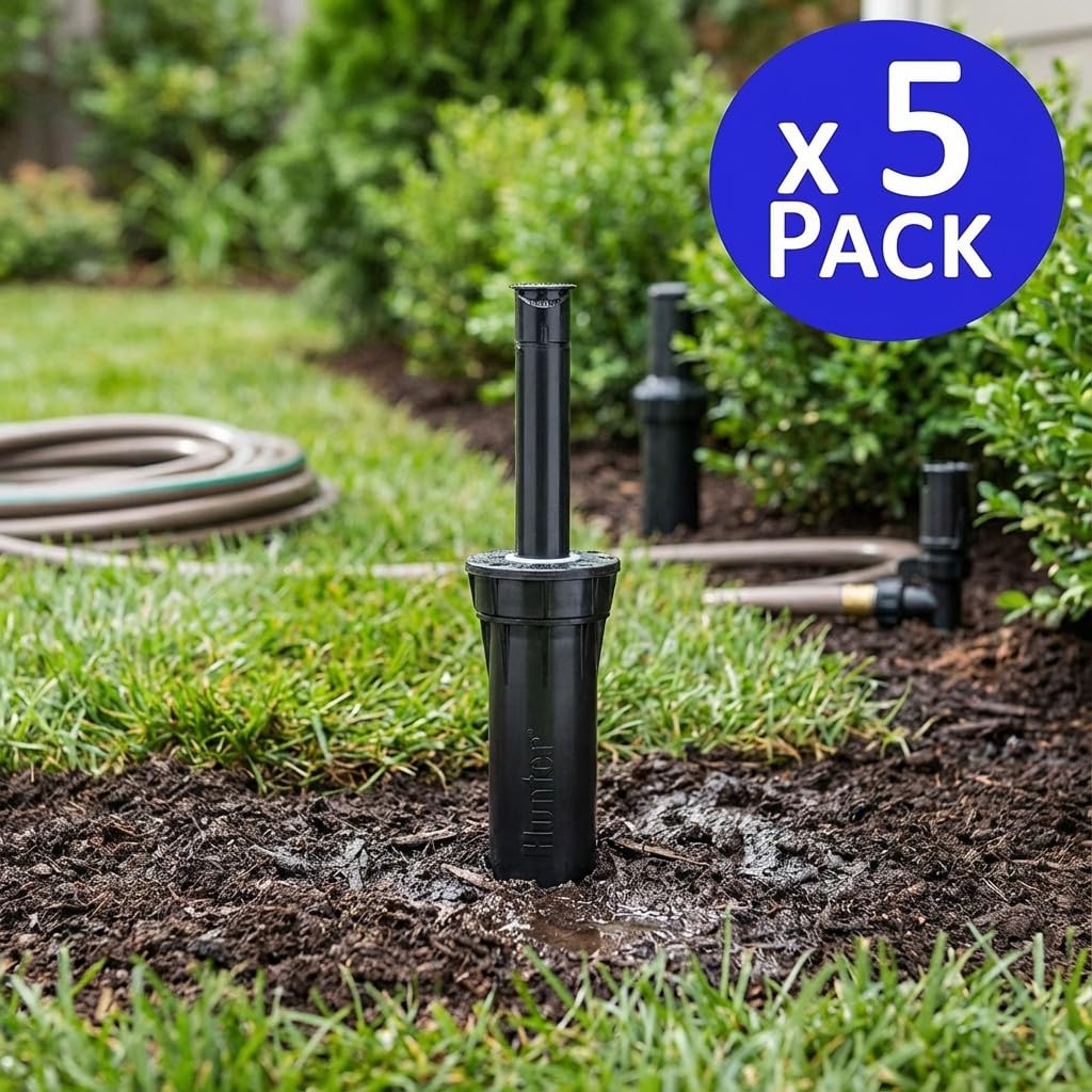 Pack de 5 Difusores Hunter Pro Spray-12 | Altura 30 cm para Riego de Precisión