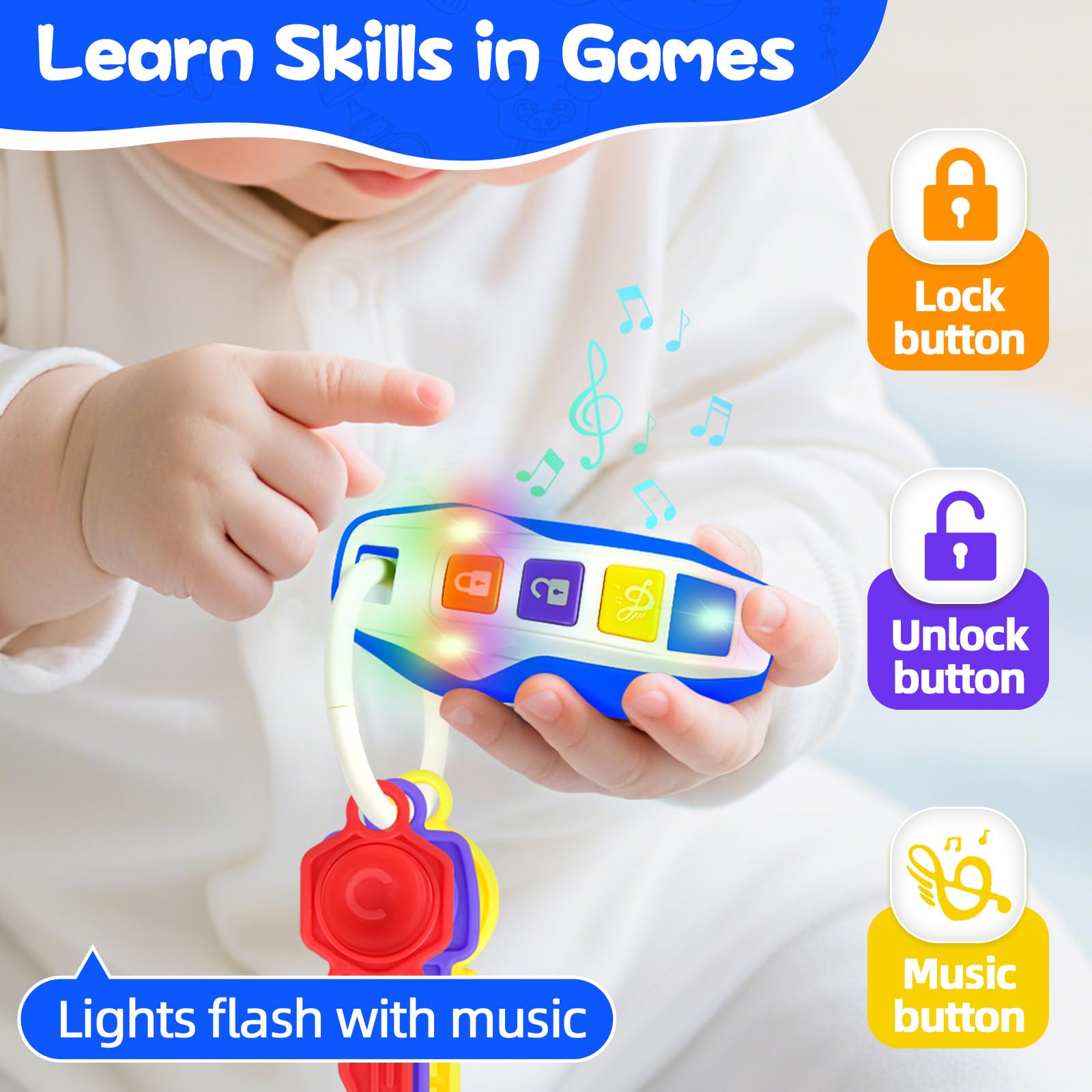 Car Keys Teething Toys for Baby - Image 3