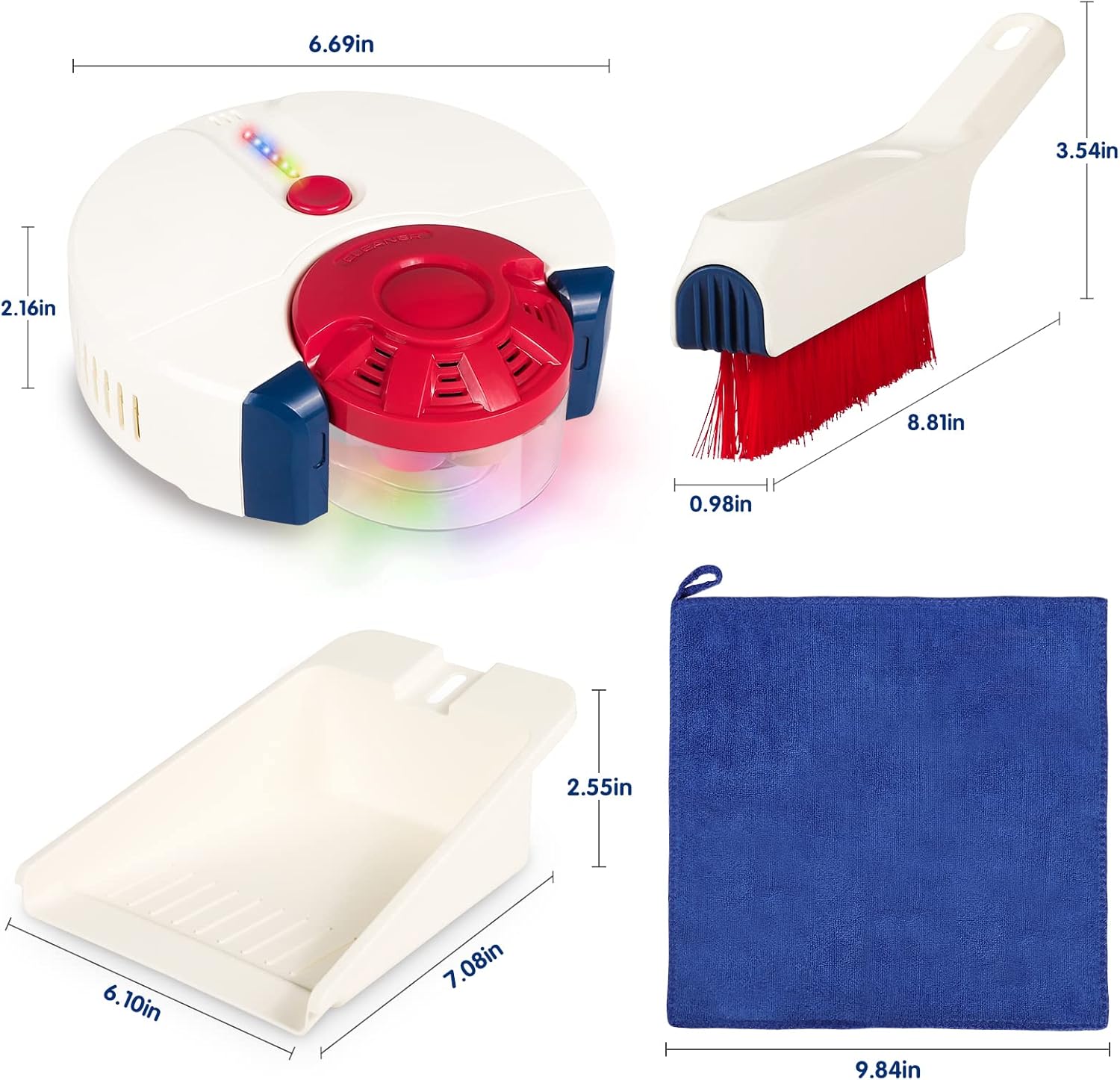 Toy Kids Vacuum, Toy Vacuum Cleaner for Toddler with Lights & Sounds (Style B)