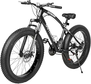 Outroad Mountain Bike Fat Tire with 4-Inch Tire 26 inch Wheels