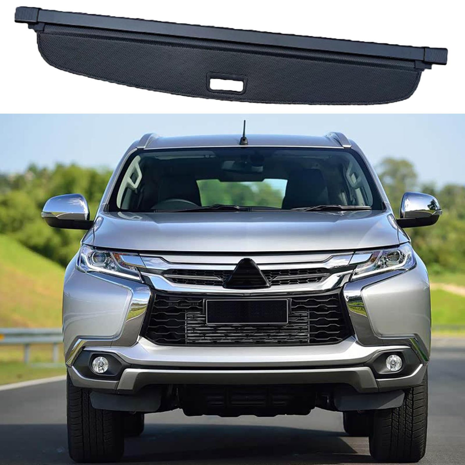 JGQFB Car privacy screen,Compatible with Mitsubishi Pajero Sport 2016-2023,Auto Parts