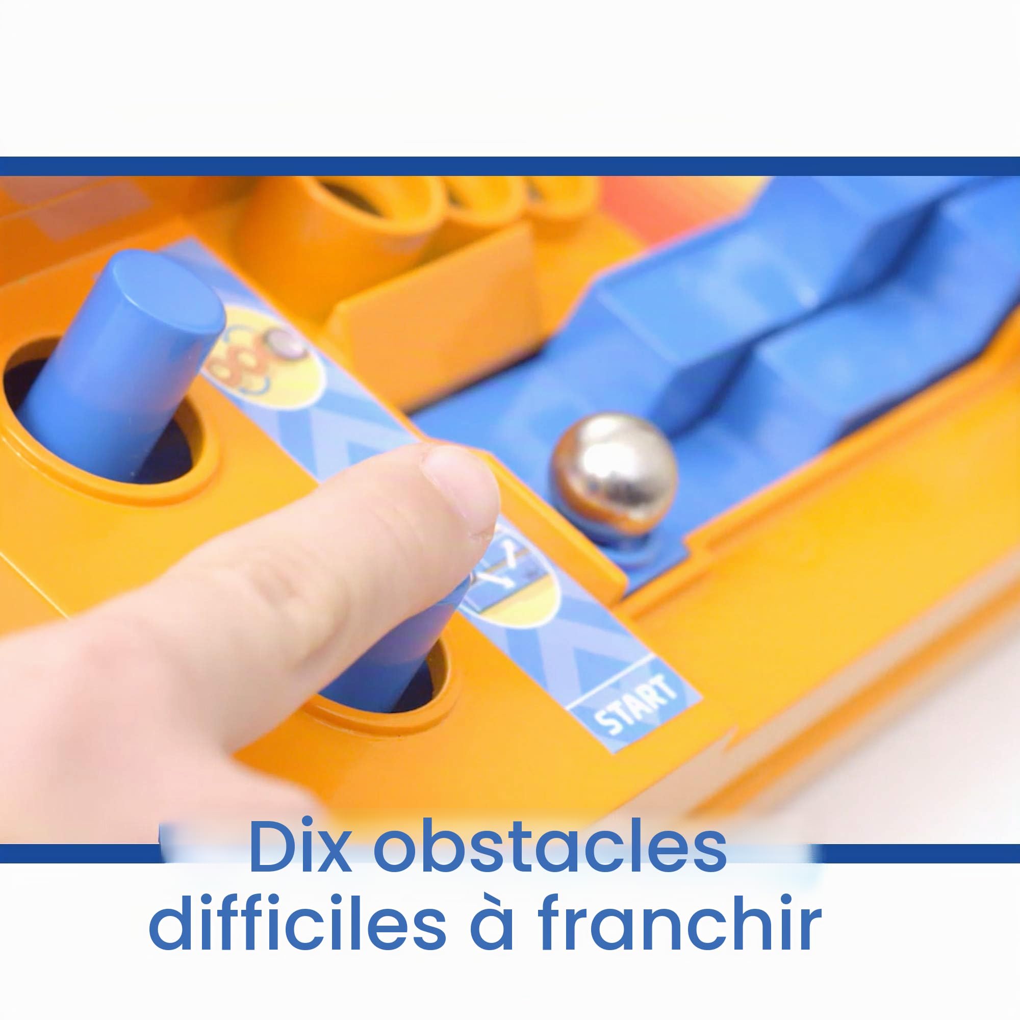 TOMY - Tricky Bille Circuit de Billes Niveau 2 T73109ML, Jeu d'action pour Enfant, Jeu d'adresse et de Rapidité & Officiel - Pic Pirate Jeux de Société Jouet pour Noël, Jouet Enfant 4 Ans
