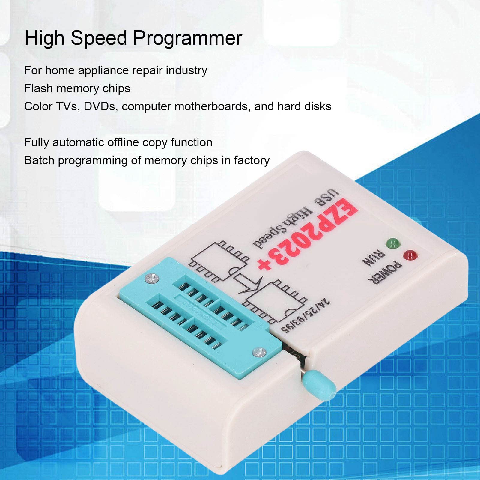 EZP2023 Programmatore USB Programmatore Flash EEPROM USB Ad Alta Velocità per 24 25 93 BIOS 25T80 Masterizza Copia Offline