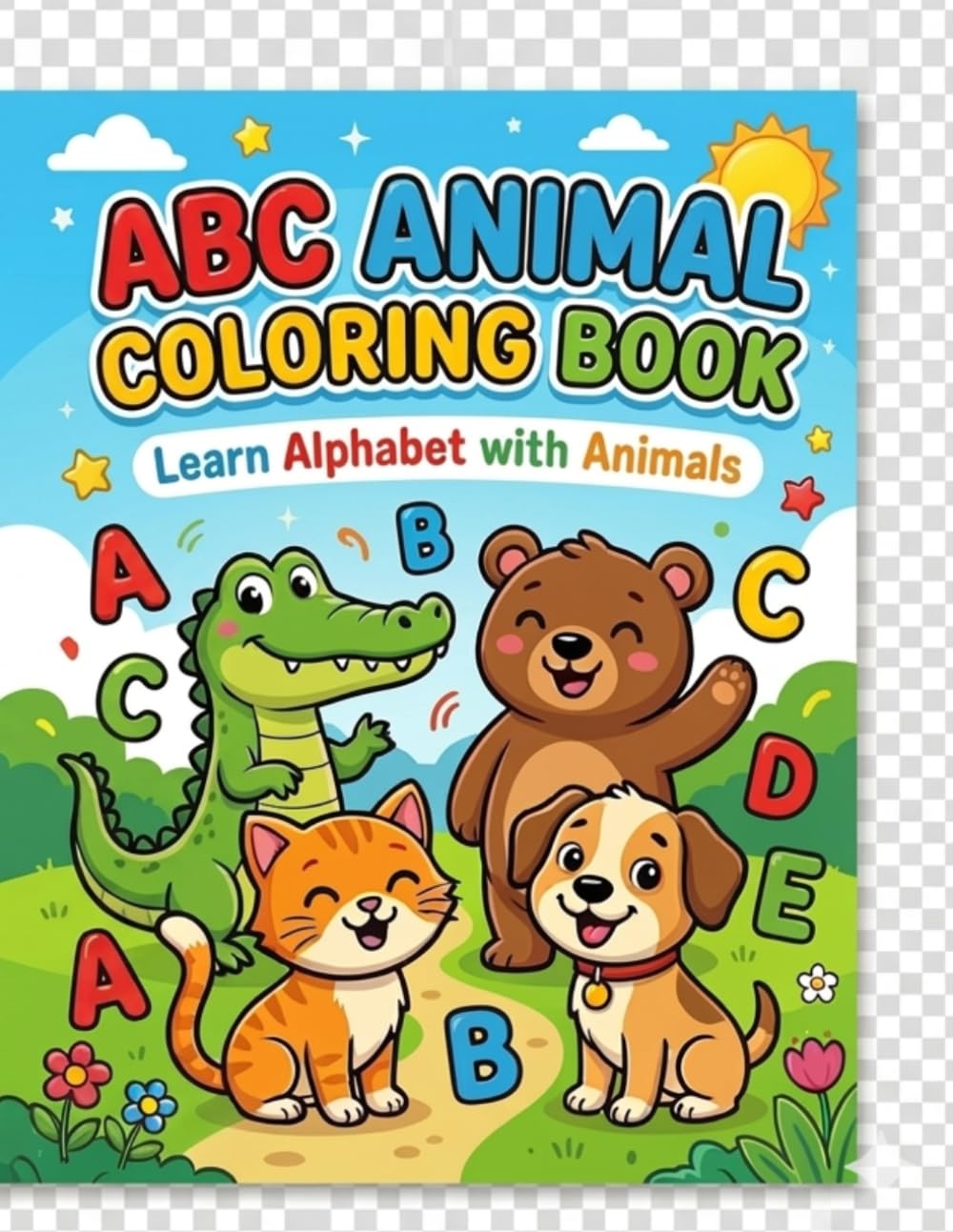 ABC Animal coloring book: Learn alphabet with animals