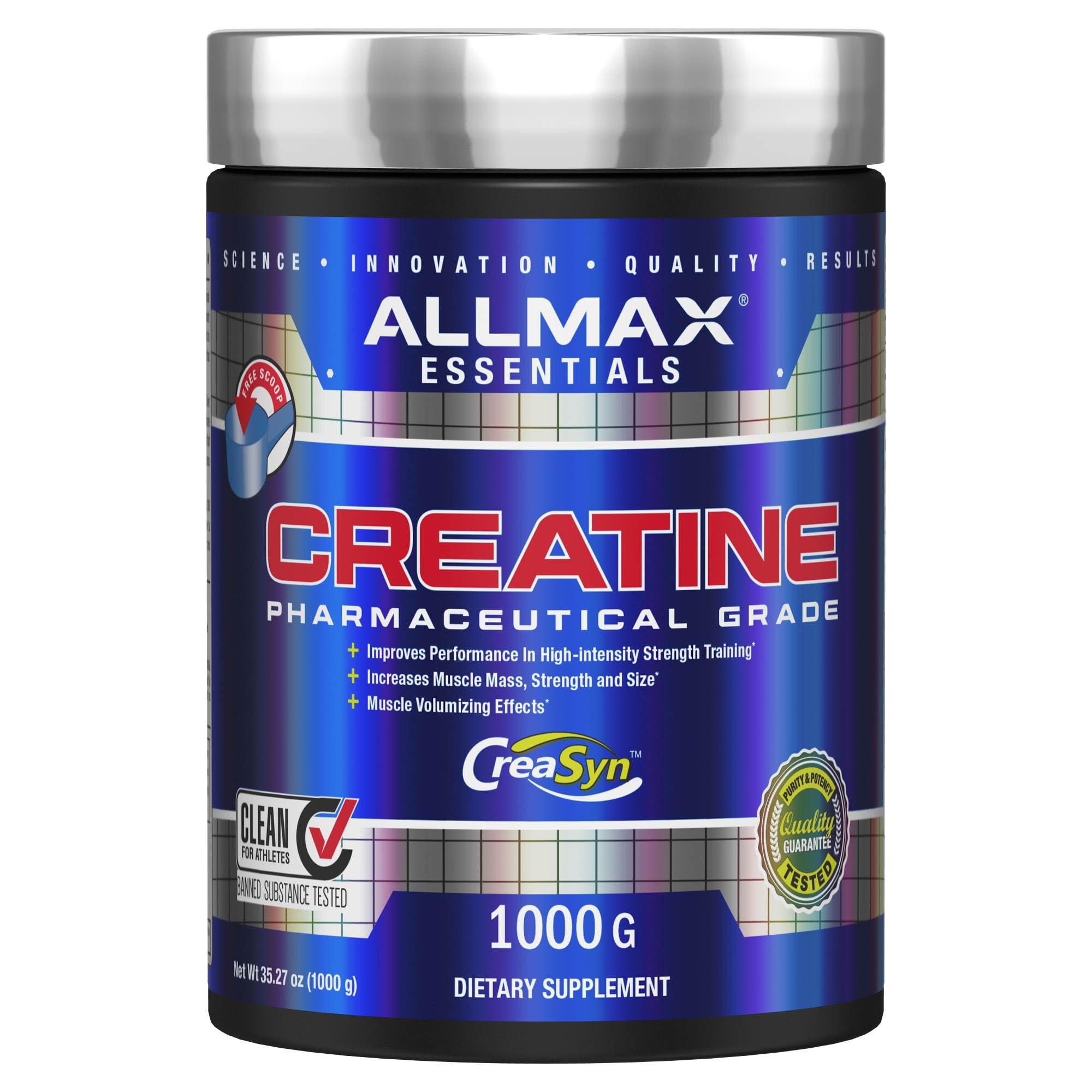 ALLMAX Nutrition Creatine Monohydrate Powder, 1000g