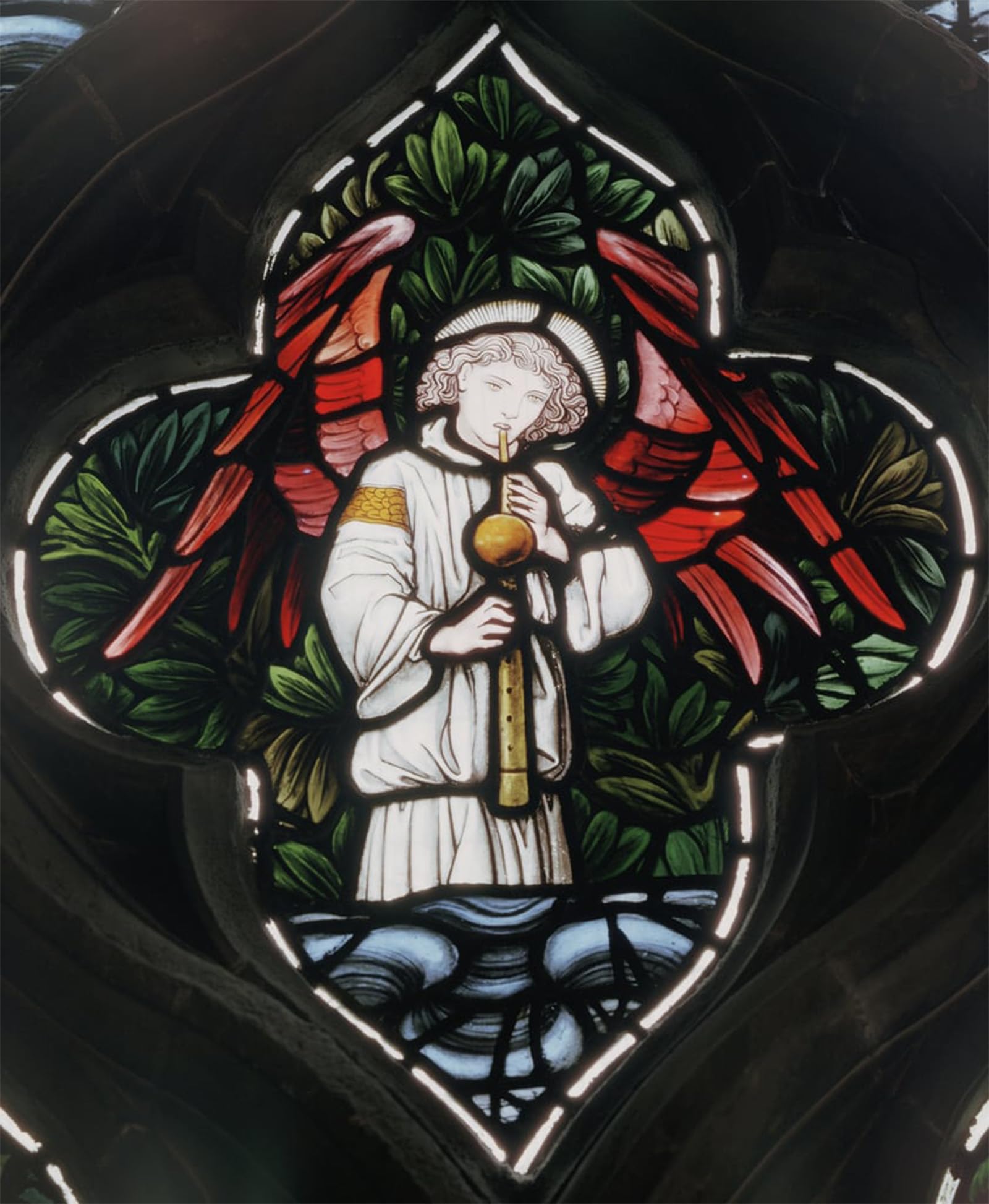 Posteriik No Frame Famous Animal Posters Vintage Picture Edward Burne Jones Angel With Shawm By Edward Burne Jones Modern Wall Decor For Home Decor 60X90cm