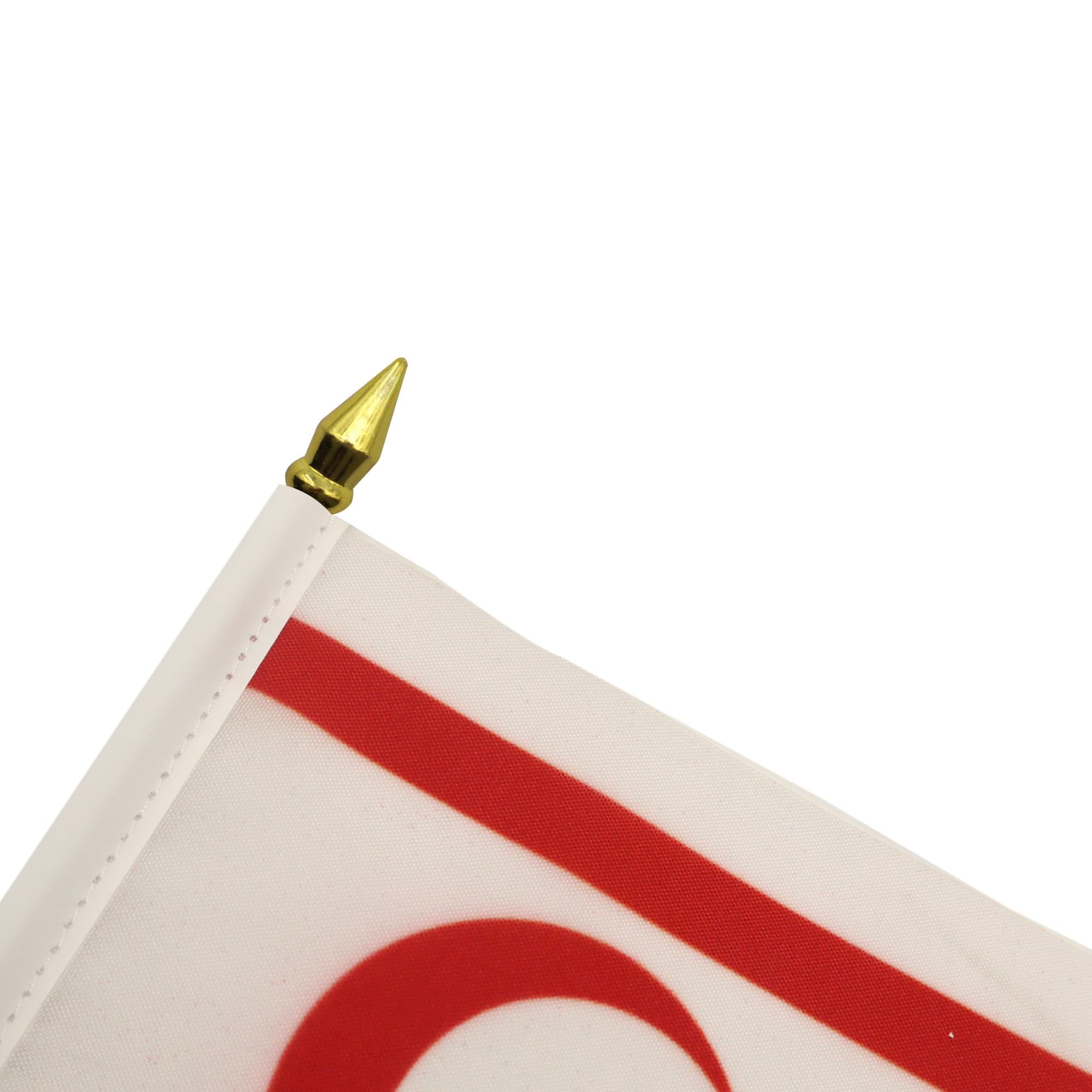AZ FLAG, Northern Cyprus Table Flag 4'' x 6'', Cypriot Mini Desk Flag 100% Polyester 15 x 10 cm - Image 4