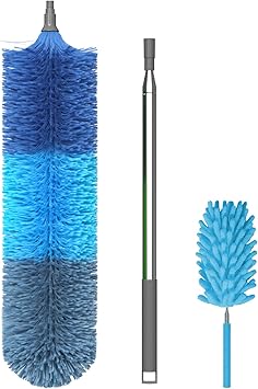 Amazon.com: Microfiber Feather Duster with Extendable Pole, Tonitre 100 ...