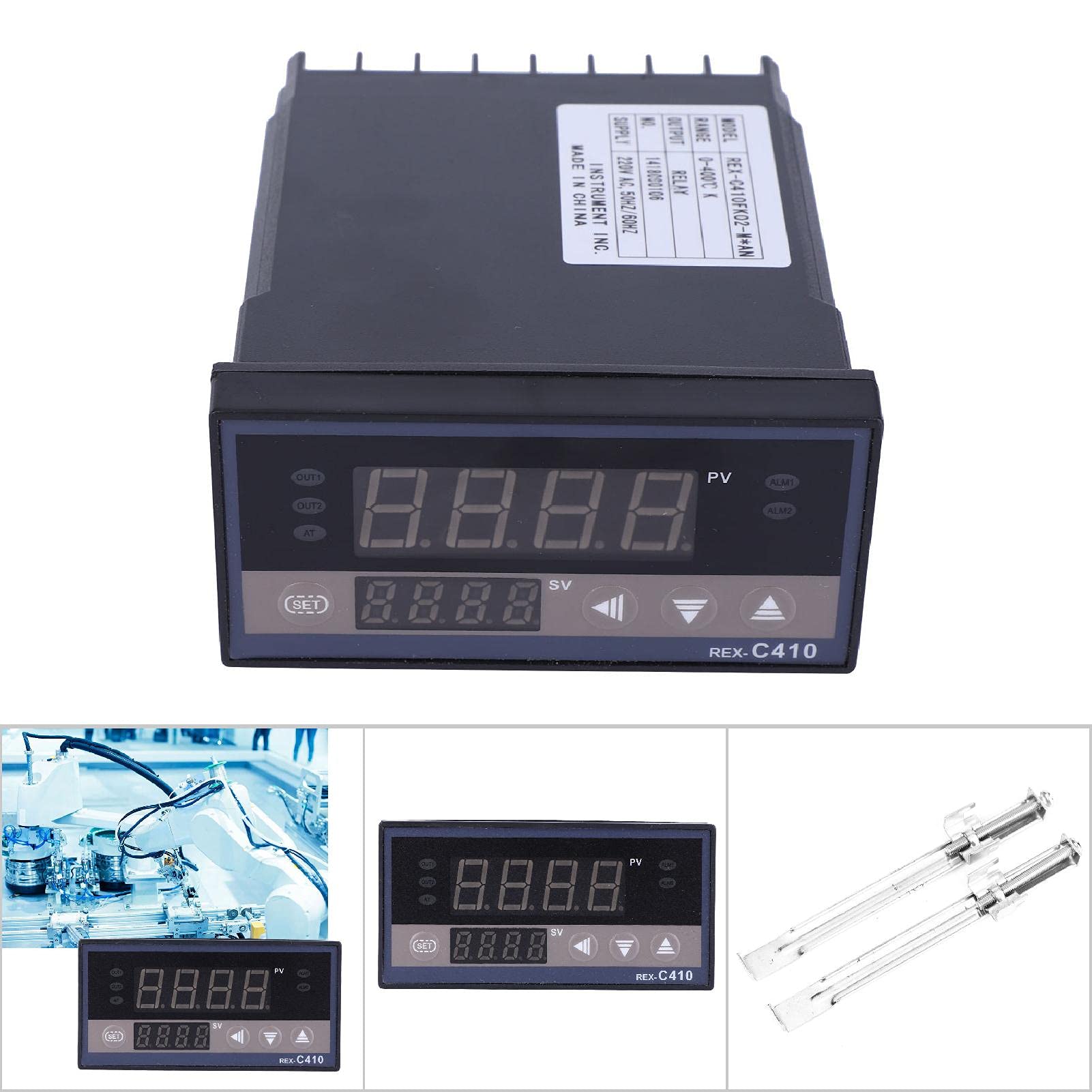 REX C410 Regulowane Wyjście Sterujące SSR/przekaźnikiem Cyfrowy Termostat Regulatora Temperatury, Szybka Kontrola Temperatury, Szybka Reakcja, Wysoka dokładność dla Energii