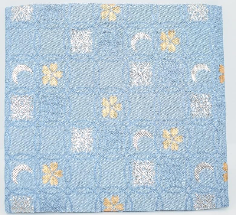 茶道具 帛紗 服紗 千歳盆用 古帛紗 水色 交織 茶道 茶道具 古帛紗 裏