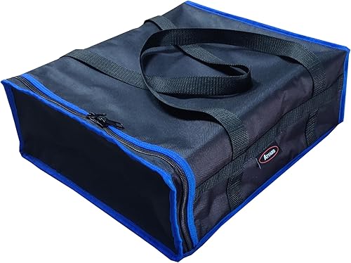 Miniatura 2 de ATYARD Bolsa de entrega de pizza, 14 x 14 x 5 pulgadas, bolsas calentadoras de pizza para llevar calientes, bolsa de entrega de alimentos aislada,