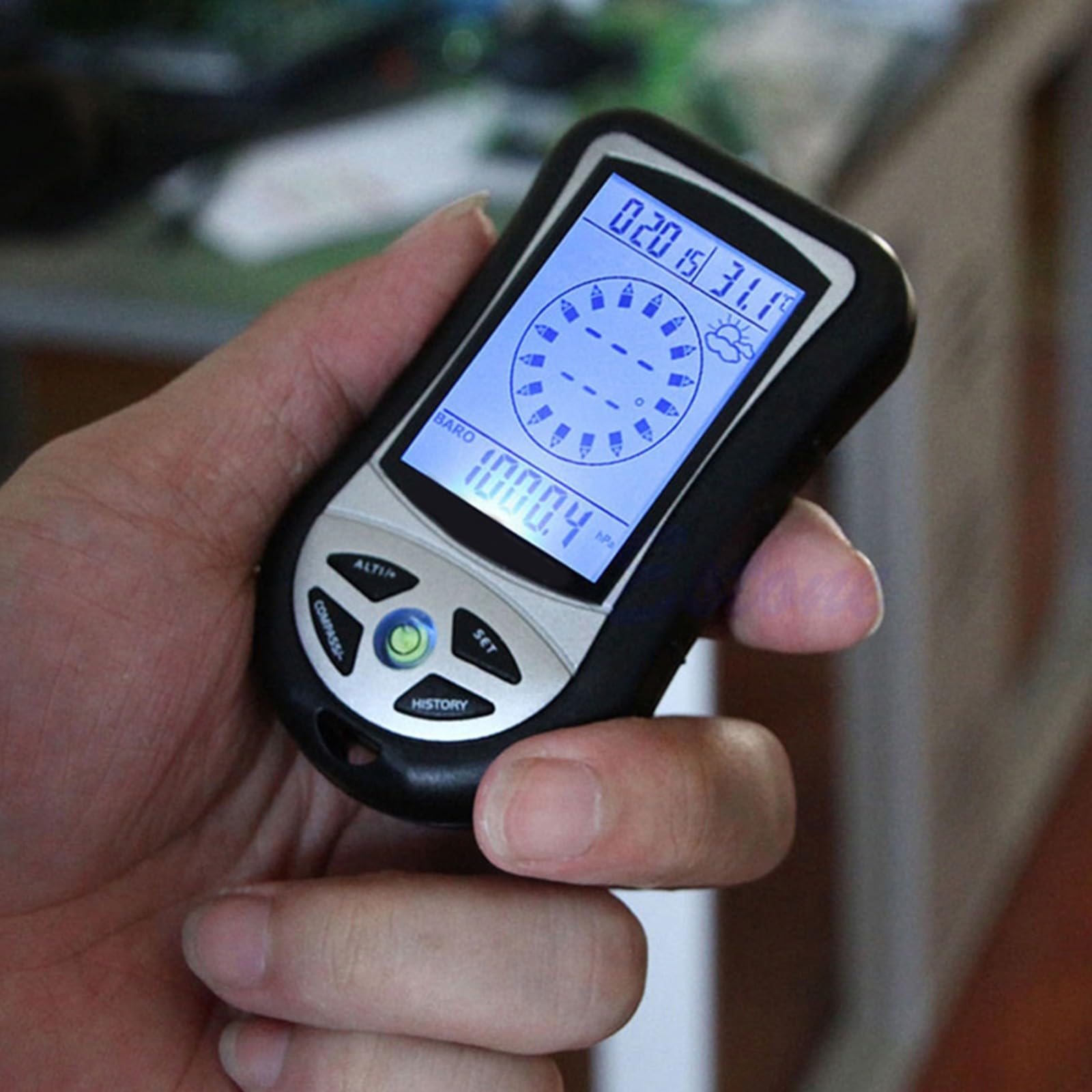 Appareil météo de poche Altimètre Baromètre Thermomètre pour Randonnée Camping