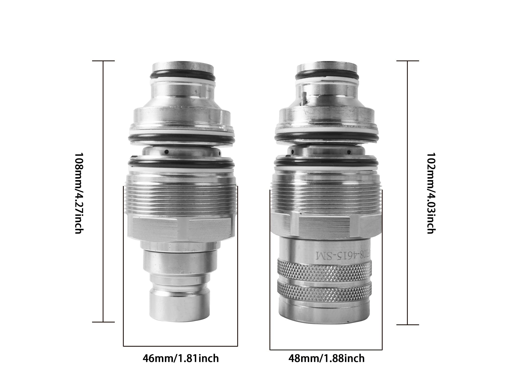 フックダット レー Amazon.com: MIKODA 6679837 6680018 Hydraulic Flat Face