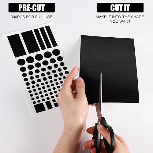 Miniatura 5 de 2 calcomanías de bloqueo de luz LED, calcomanías de luz opacas con atenuación de luz, filtros LED, incluidos precortados y completos para