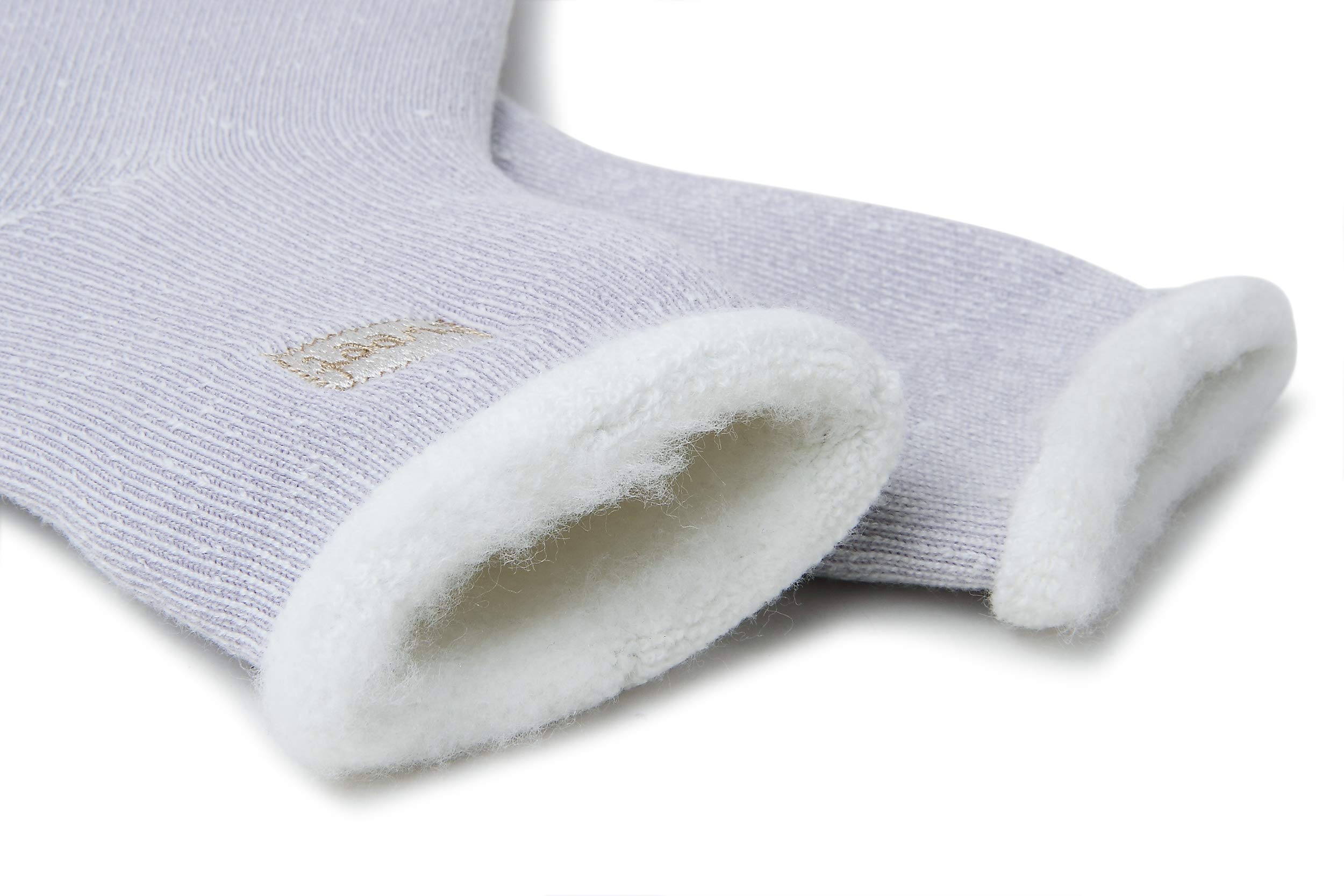 JARSEEN 2 Paia Calze di Lana Invernali Termiche Calzini Ricamo Carino Caldo Spessi Morbido Calzettoni Donna