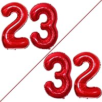 Vista 326 de GOER Globos con el número 80 para decoraciones de fiesta de cumpleaños número 80, globos de helio de aluminio jumbo de 42 pulgadas para 80 Oro rosa
