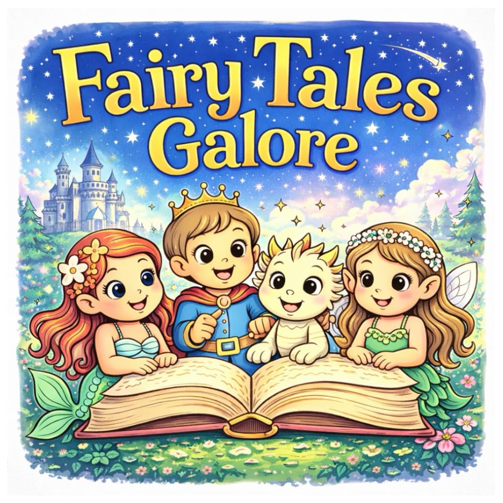 Fairy Tales Galore: A Fantasy Coloring Book for Kids