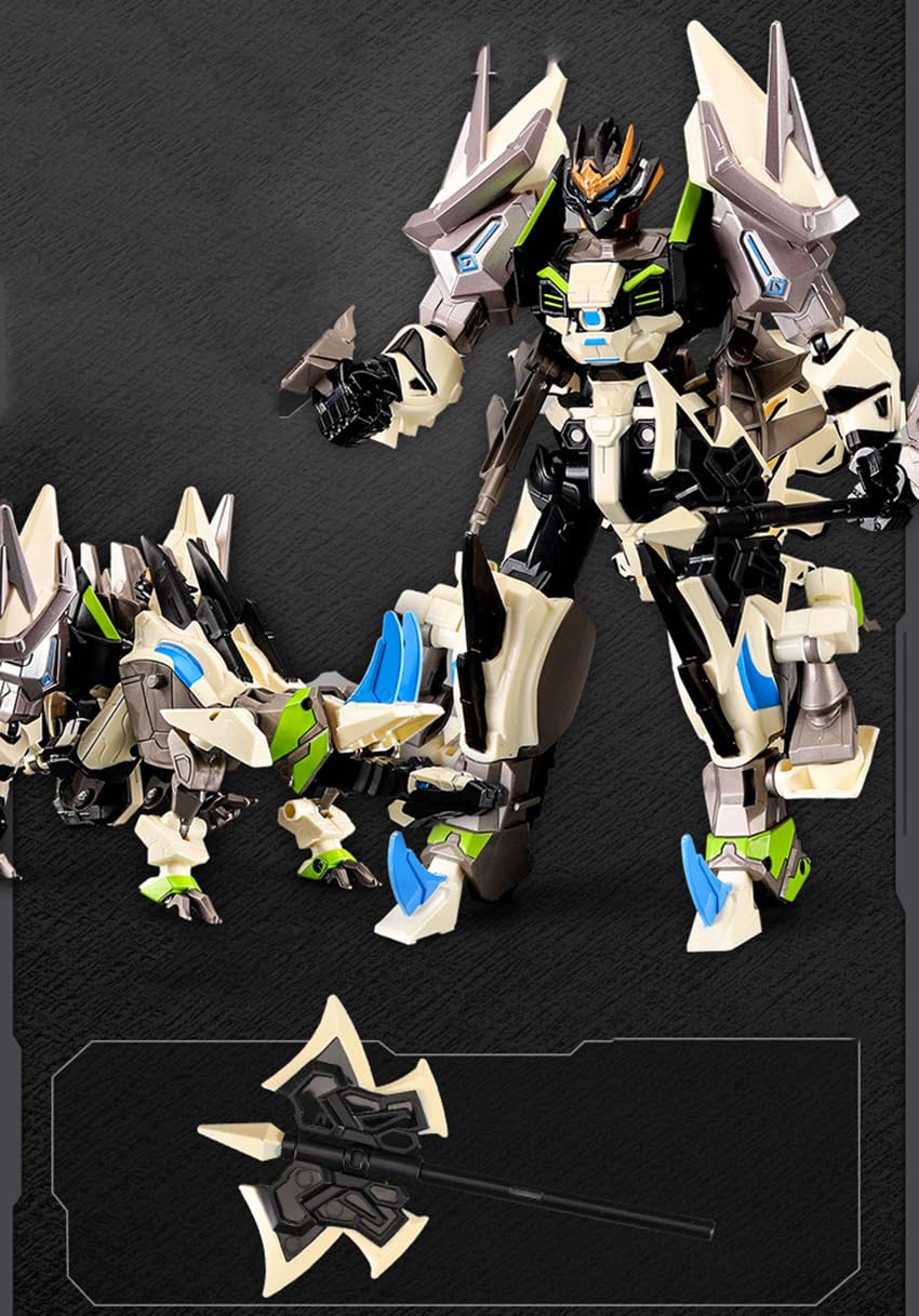 Amazon.co.jp: Iron Dragon変形ロボット獣変力変形恐竜合体恐竜合体