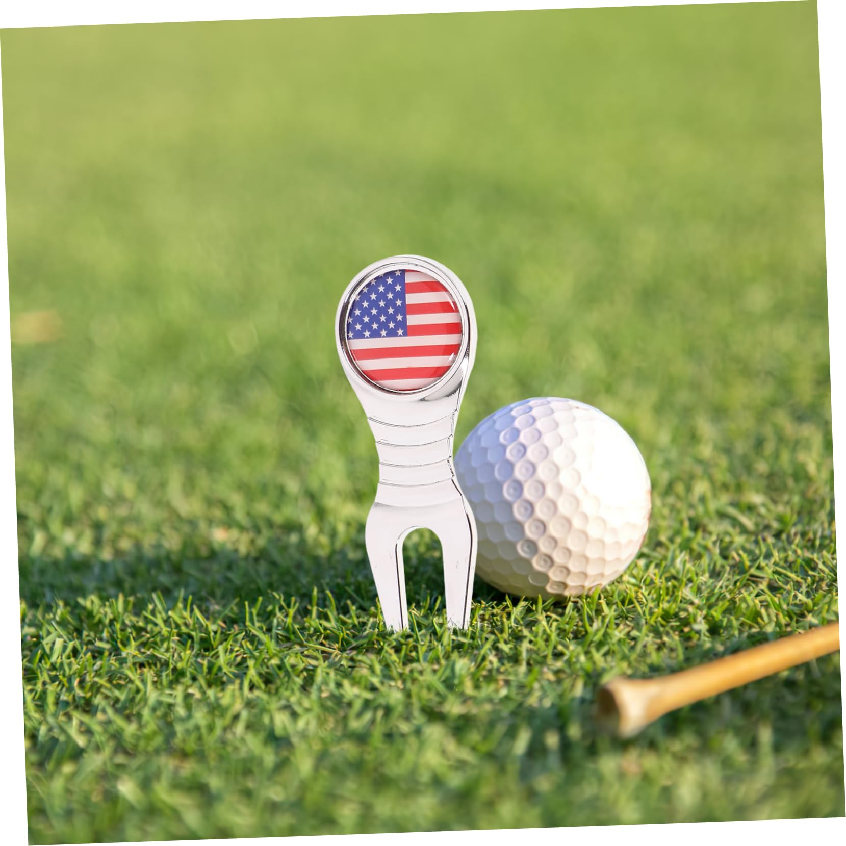 Toyvian Strapazierfähigen Golf Markierern und Tragbarem Hutclip für Golfer und Golf Hochwertige Metallkonstruktion Stilvolles Design Schützt Kleidung vor Kratzern