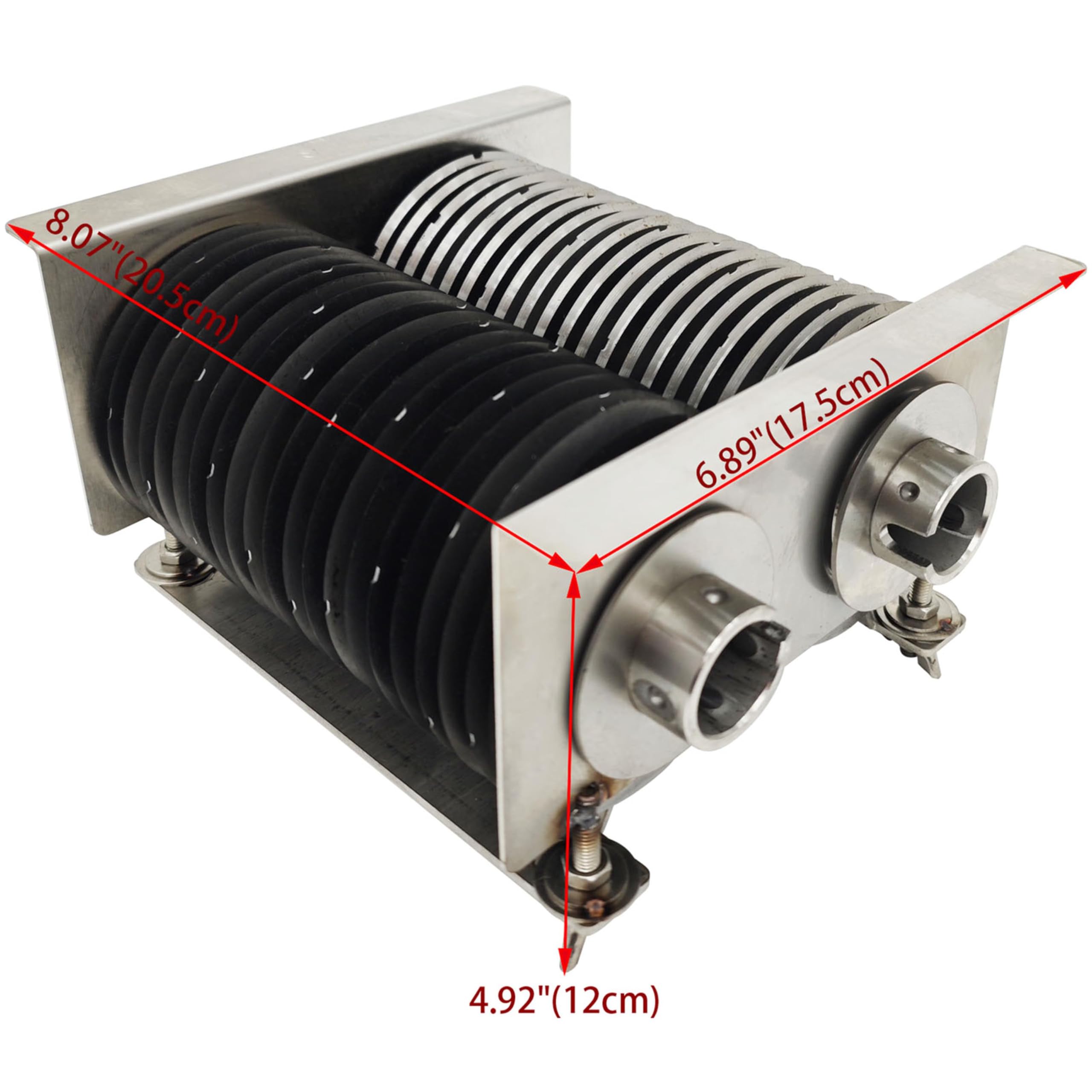 THUXEON 0.24inches/6mm Blade for Electric Food Slicer, 110V Stainless Steel Blade for Commercial Slicer, Adjustable Thickness for Meat, Work for the Thickness Meat of 0.1-0.98inches/2.5-25mm