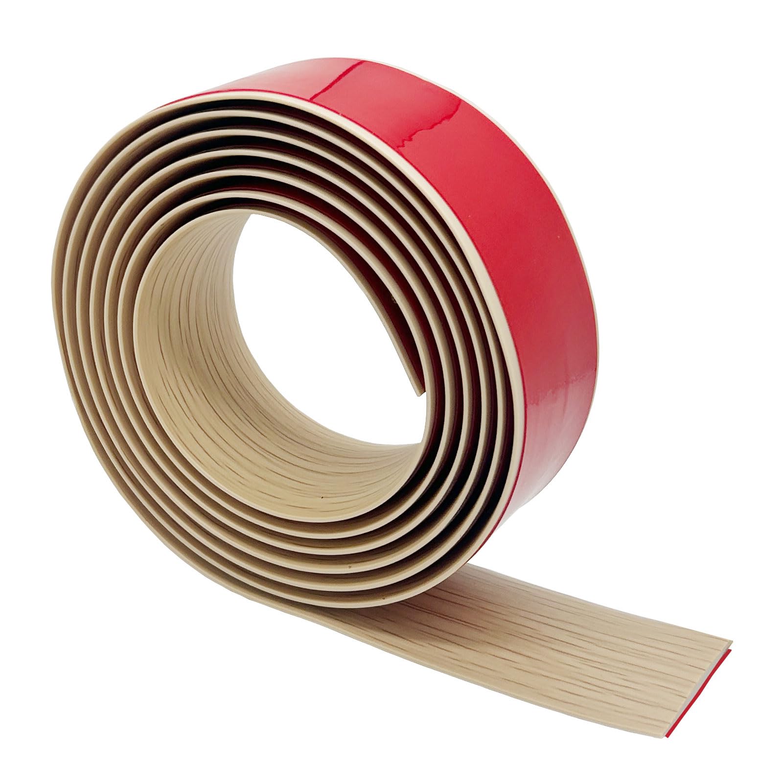 2M PVC Floor Transition Strip Self Adhesive,Beige Oak
