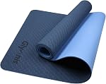 Glymnis Tapis d'exercice de Yoga Mat épais non glissade Pilates Mat, Anti Tear Durable pour les entraînements de fitness Gym avec la sangle de port pour les femmes hommes