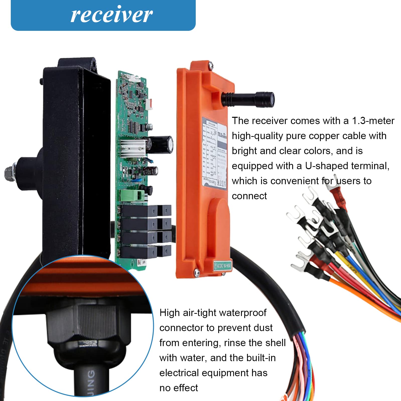 Telecomando Per Palan COB-4S MXBAOHENG - Con Trasmettitore E Ricevitore, 12V, Portata 100m - Foto 14