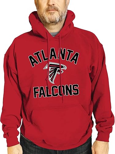 Miniatura 68 de Team Fan Apparel - Sudadera con capucha para adultos de NFL Gameday, mezcla de algodón y vellón de poliéster, abrígate y representa a tu