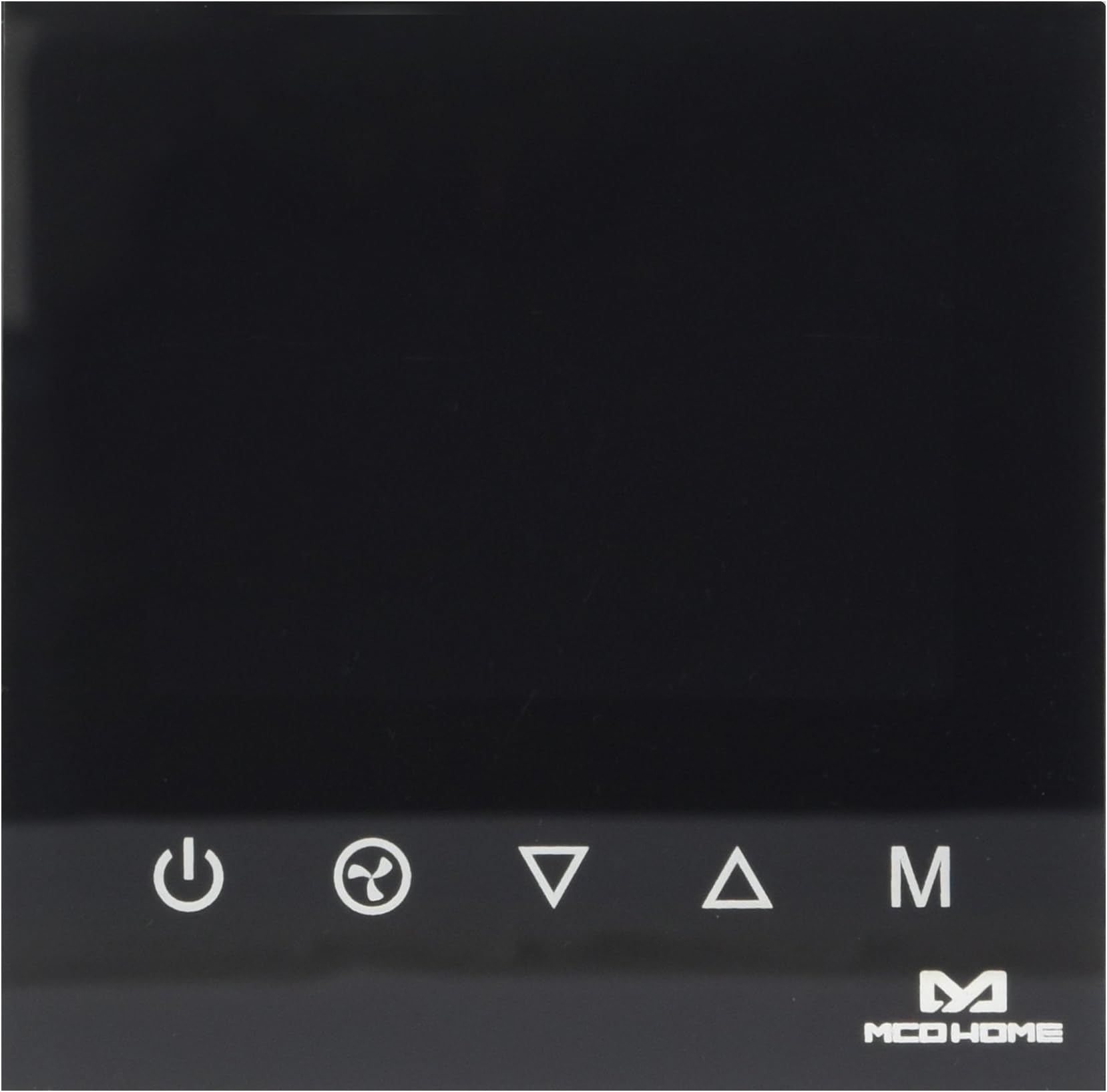 Z-Wave Smart Fan Coil Thermostat, 2 Pipes, MH8-FC, Black