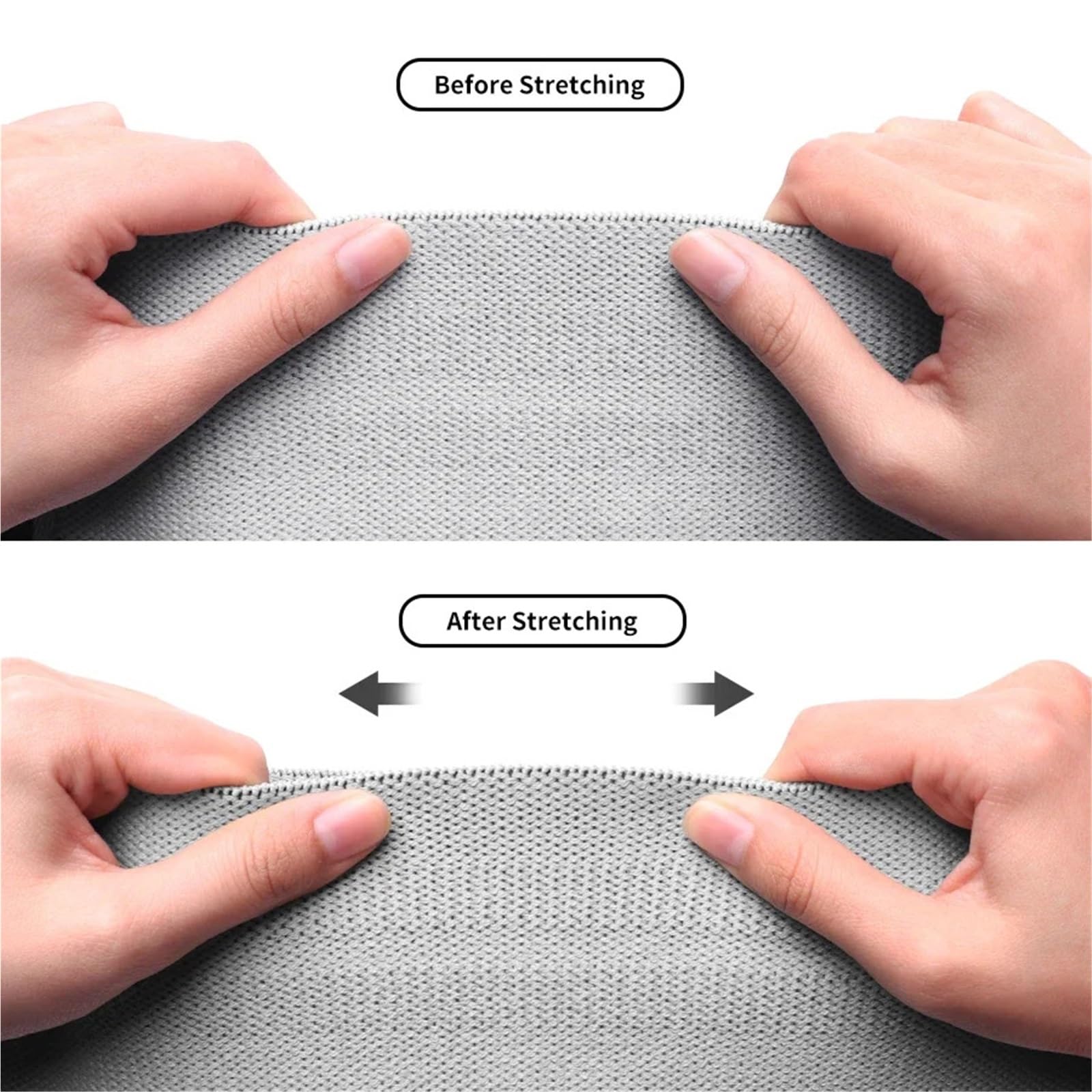 Fasce Elastiche in Tessuto Fasce elastiche for glutei, cosce e fianchi, in tessuto di resistenza, for squat, stretching, fitness, anelli, attrezzatura for palestra yoga