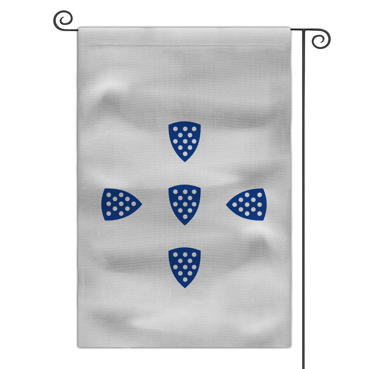 Medieval Coat of Arms Garden Flag 12x18 Double Sided Yard Outdoor Flag (Kingdom of Portugal) — image 1