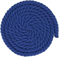 Vista 24 de West Coast Paracord - Cuerda de algodón natural trenzada de 3 hebras, 1/4, 1/2, 5/8, 3/4 y 1 pulgada de diámetro, 10, 25, 50, 100 pies