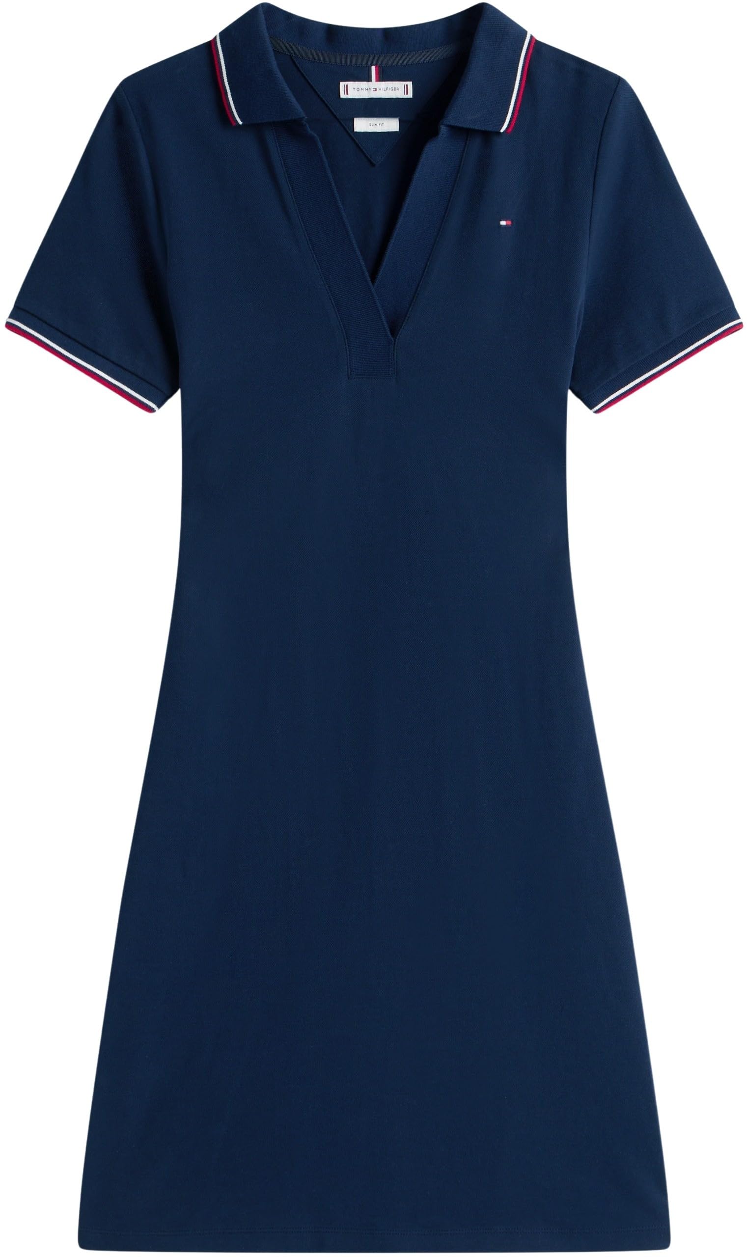 Tommy Hilfiger 1985 RWB Tip Slim Polo DRS Ww0ww45740 Vestido Tipo Polo Mujer