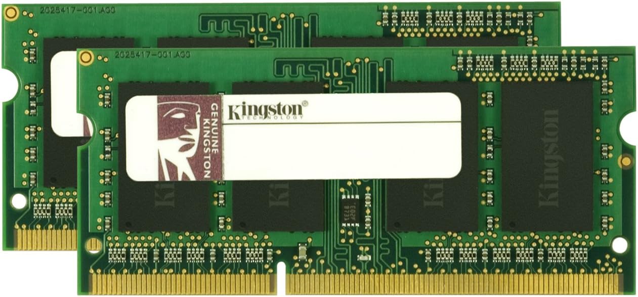 Kingston Technology 8GB Kit (2x4 GB Modules) 1333MHz DDR3 SODIMM Notebook Memory for Select Apple iMac's and Macbook Pro's KTA-MB1333K2/8G