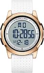 GOLDEN HOUR Ultra-Thin Minimalist Sports Imperméable Montres numériques Hommes avec grand angle Display Bracelet en caoutchouc Montre de poignet pour hommes Femmes
